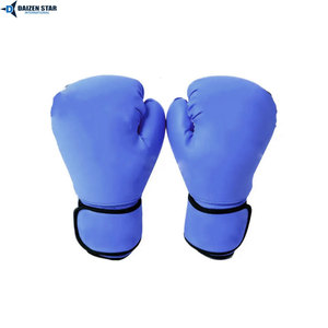 Guantes de Boxeo de PU al por Mayor, Guantes de Entrenamiento y Sparring de Cuero Sintético Duradero con Correa de Velcro en la Muñeca - Product Image 6
