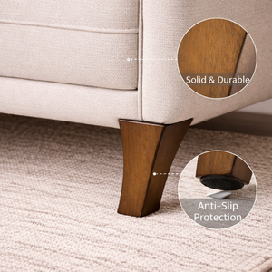 Elegant Curved Solid Wood Furniture <b>Legs</b> <b>Sofa</b> Cabinet Feet Replacement Smooth Design Durable Hardwood - Product Image 3