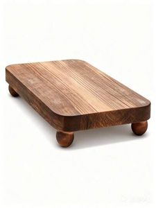 Soporte Decorativo de Madera Artesanal de Una Sola Capa para Exhibición, Decoración Moderna de Escritorio, Vajilla Sostenible Apta para Lavavajillas - Product Image 4