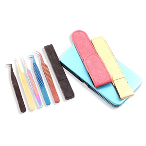 แหนบต่อขนตาสแตนเลสเกรด OEM จับถนัดมือแบบเพชร หลายสี สลักโลโก้ได้อย่างแม่นยำ - Product Image 5