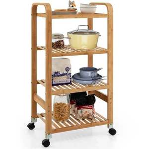 Trending Style Black Oval <b>Trolley</b> bar Cart for Home Catering Hotel Restaurant Kitchen Food Coffee Tea <b>Serving</b> <b>Trolley</b> Cart - Product Image 3