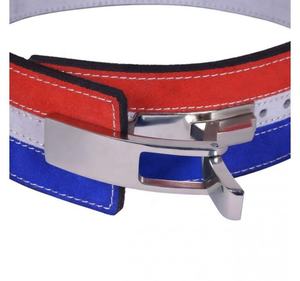 Ceinture de musculation en cuir 10 mm avec logo personnalisé, drapeau néerlandais, boucle à levier, robuste, réglable, protection professionnelle, antidérapante - Product Image 3