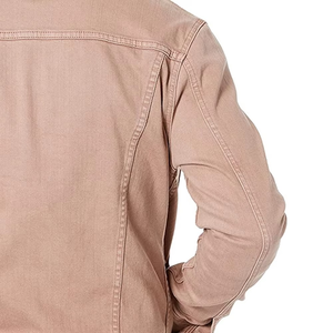 Men's Jeans <b>Jacket</b> Stylish Casual Fit Outdoor Daily Activities Soft Cotton <b>Denim</b> Customizable Front Logo Eco-Friendly Streetwear - Product Image 5