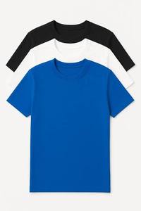 เสื้อยืดแขนสั้นคอกลมผ้าเจอร์ซีย์คอตตอนแท้ 24s คุณภาพสูงจากโรงงานโดยตรง สินค้าขายดี - Product Image 2