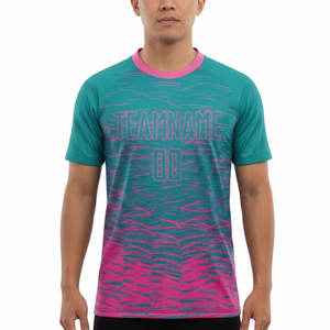 เสื้อฟุตบอลแขนสั้นไซส์ใหญ่ ระบายอากาศได้ดี ขายดีที่สุด สีสั่งทำได้ ผลิตในปากีสถาน คุณภาพสูง - Product Image 1