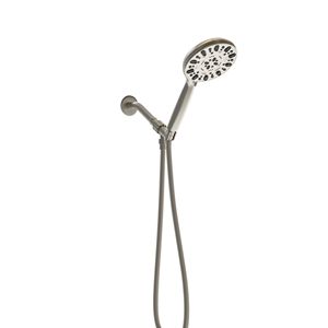 Doccetta Multifunzione Regolabile a 7 Funzioni in Nichel Spazzolato per Bagno e Doccia - Product Image 1