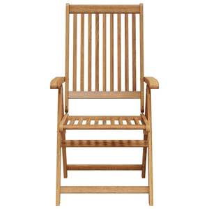 Ensemble de 8 chaises de jardin en bois d'acacia massif, style standard naturel - Product Image 6