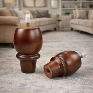 Pieds de meubles en bois massif de qualité supérieure pour canapé, armoire, table, salon, chambre à coucher, décoratifs, taille personnalisée, OEM ODM - Product Image 2