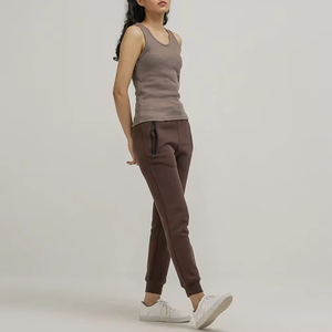 Summer Sexy Backless Short Sleeveless Knitted 100% Polyester Eco-Friendly <b>Tank</b> <b>Top</b> <b>Women</b> Casual Solid Color Breathable Quick Dry - Product Image 2
