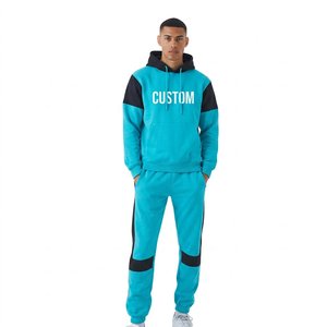 Ensemble de survêtement en molleton de coton pour homme, design personnalisé, sweat-shirt épais et pantalon de jogging, vêtements de sport et streetwear, fournisseur en gros - Product Image 6
