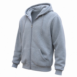 Sudaderas con Cremallera de Felpa 100% Algodón, Transpirables, Estilo Urbano, Sudaderas con Cremallera de Moda, Hechas en Pakistán, el Mejor Diseño - Product Image 3