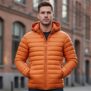 บริการ OEM เสื้อแจ็คเก็ตพัฟเฟอร์ซิปปักโลโก้ตามสั่ง แบบยูนิเซ็กซ์ ขนาดมาตรฐานสั่งทำได้ คอปกแบบสปริง ป้องกันลม ลายพราง ปักลาย - Product Image 3