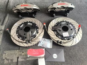 Kit de Caliper de Freno de 6 Pistones ICOOH Personalizado OEM 19Z, Actualización con Disco de Cerámica de Fibra de Carbono de 380-410 mm para Mazda 2 3 6 <span class=keywords><strong>CX3</strong></span> - Product Image 5