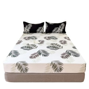 Custom Cotton Flat <b>Sheet</b> <b>King</b> Queen <b>Size</b> 300tc Deep Pocket Soft Breathable All-Season Hotel Home Bedding Plain Dyed OEM - Product Image 3