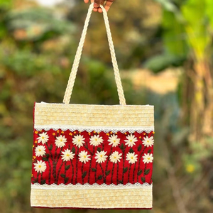 Bolsas de yute de compras festivas usables impresas personalizadas reutilizables de alta calidad recién llegadas orientadas a la exportación de Bangladesh - Product Image 2