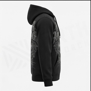 Sudadera con Capucha Negra para Hombre North Approach, Diseño Estampado, Corte Casual, Manga Regular, para Otoño - Product Image 3