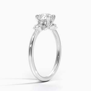 BOJ <b>Ring</b> 045 Round Cut 925 <b>Silver</b> Grand Fiore Diamond & Rhodium Plated Wedding 2ct D Color VVS1 Moissanite GRA Certified <b>Ring</b> - Product Image 2