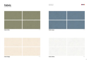 กระเบื้องพอร์ซเลนเคลือบเงา Velvat Collection GHR Surface ขนาด 600x1200 มม. ลายผ้า ดีไซน์โพสต์โมเดิร์น สำหรับตกแต่งผนังภายในห้องน้ำ บ้านพักตากอากาศ - Product Image 1