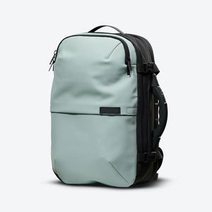 <b>Navy</b> Blue Nylon <b>Backpack</b> Softback Style Zipper Closure Water Resistant Unisex Multi Functional Shoulder Strap Webbing Handle - Product Image 2