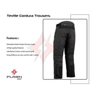 กางเกงมอเตอร์ไซค์สั่งตัดพิเศษ ผ้าคอร์ดูร่า พร้อมแผ่นป้องกัน CE กางเกงมอเตอร์ไซค์กันน้ำ 600D คอร์ดูร่า - Product Image 4