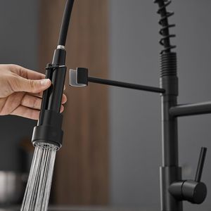 Rubinetto da Cucina Commerciale Monocomando in Acciaio Inox con Doccetta Estraibile per Lavello - Product Image 2