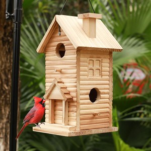บ้านนกไม้กระถินณรงค์หลายช่องสำหรับวางรัง ขายส่ง |   ของตกแต่งสวนทำมือ - Product Image 5