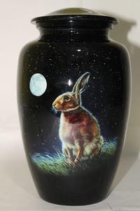 AG Metal Exports Brass Urns Human Ashes Funeral Urn Supplies Western Style High Quality 3-4L Tabletop <b>Vase</b> Customized Enamel - Product Image 4