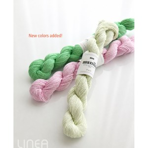 Fil teint mélangé coton et abaca Linea Manila, 180m/pelote pour tricot à la main, 50g - Product Image 3