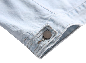 Vestes pour hommes tendance, dernières nouveautés, très vendues, élégantes, décontractées, classiques, en denim extensible, veste en jean pour hommes - Product Image 6