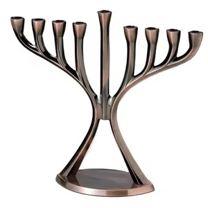 Candélabre décoratif moderne en métal à 7 bras pour bougies, centre de table, décoration intérieure - Product Image 6