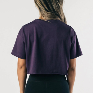 เสื้อยืดคอกลมผ้าฝ้าย 100% ทรงสั้นสำหรับฤดูร้อน แฟชั่นสตรีทสไตล์ทันสมัย เป็นมิตรกับสิ่งแวดล้อม แห้งเร็ว ระบายอากาศได้ดี ไม่ยับง่าย - Product Image 5