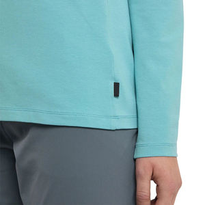 T-shirt de maternité en coton à manches longues pour femme, style streetwear décontracté, uni, respirant, imprimé, avec logo personnalisé, vente en gros, été - Product Image 6