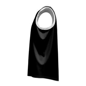 2026 Latest Basketball Jersey Design Breathable Polyester <b>Black</b> <b>and</b> <b>Red</b> Custom Blank Basketball Jersey for Men OEM Service - Product Image 5