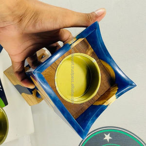 New Arrival Home Fragrance Incense Burner Wood and Epoxy Resin <b>Bakhoor</b> for Ramadan Arabic <b>Oud</b> Burner for Aromatic Use By FWE - Product Image 5