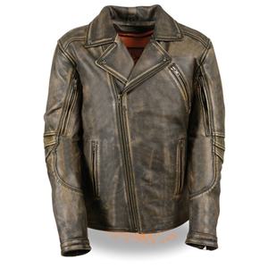 Blouson en cuir 2026 – Nouvelle collection automne – Veste homme en cuir de vachette véritable avec col montant – Meilleure vente - Product Image 4