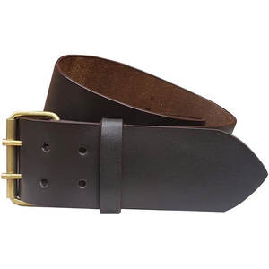 Cinturones Tradicionales Escoceses de Tartán para Hombre, Color Marrón Oscuro, con Hebilla de Latón, Cinturones de Clan de Tartán de las Tierras Altas, Más Vendidos - Product Image 1