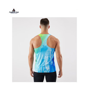 New Top Sale Product Custom Made Vest <b>Singlets</b> <b>Men</b> Fitness Wear <b>Men</b> Tank Top Summer Eco-friendly Custom Logo Tank Tops - Product Image 3