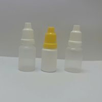 Botella con Gotero de Plástico PP Blanco APS, Forma Cilíndrica, Fondo Plano, para Uso Cosmético, 5-15 ml, Tapa con Sellado Interno, Modelo Imprimible C0078