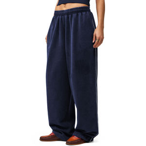 Pantalones Largos Estampados de Moda para Mujer, Cintura Alta, Pierna Ancha, Conjunto de Verano - Product Image 4