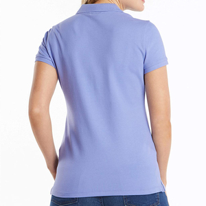 Chemise polo de golf pour femme, manches courtes, dernier design imprimé sur mesure, prix de gros. - Product Image 5