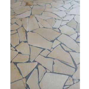 Losas de Piedra Caliza Amarilla Ananthpur de la India, Piedra Natural Cortada a Mano para Patio, Jardín, Camino y Pavimentación Exterior - Product Image 2