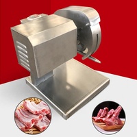 Machine de découpe automatique électrique industrielle en acier inoxydable 201/304 pour viande, os de bœuf, poisson congelé