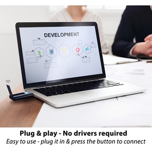 Système de présentation sans fil pour ordinateur portable, PC, appareils HDMI et mobiles avec connexion 5 GHz, portée de 50 pieds, partage d'écran Plug & Play - Product Image 6