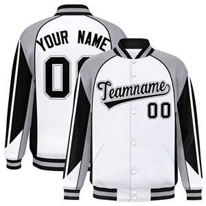 Direct Factory OEM Service Customizable <b>Men's</b> Varsity <b>Jacket</b> Comfortable Winter Sports Casual Style Included Letter Logo - Product Image 2