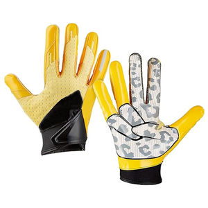 Gants de football américain unisexes pour jeunes et adultes, respirants, confortables, imperméables, avec sangle de poignet réglable, équipement de sport de plein air pour - Product Image 2