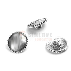 Professional Quality Construction With Smooth Texture And Elegant Finish For Custom Apparel Accessories Steel <b>Buttons</b> - Product Image 2