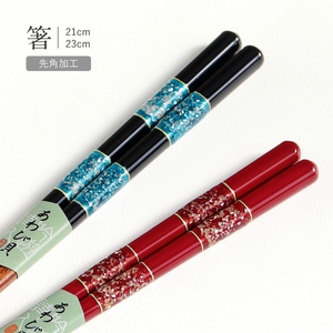 Elegantes Palillos Japoneses de Madera con Detalle Raden, Diseño Oriental, Reutilizables, Superficie Lisa, Ecológicos, para Hoteles, Personalizables - Product Image 5