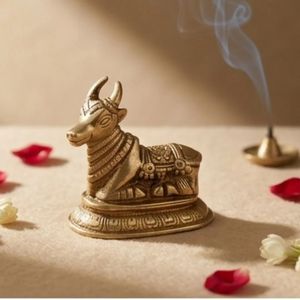 Figurine de Durga en laiton plaqué or de qualité supérieure, montée sur un lion, art religieux, objet de collection, sculpture 3D - Product Image 4