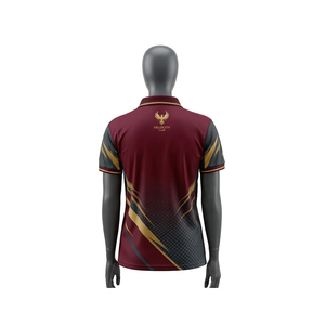 Polo personnalisé par sublimation avec logo d'entreprise, nom du club, image de marque d'équipe, tissu extensible respirant, séchage rapide, vêtements de sport pour événements de golf - Product Image 6