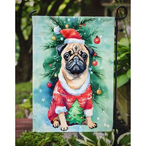 Drapeau de jardin de Noël Carlin multicolore Bannière de cour décorative pour patio Oeuvre d'art pour parterres de fleurs et décoration de boîte aux lettres - Product Image 3